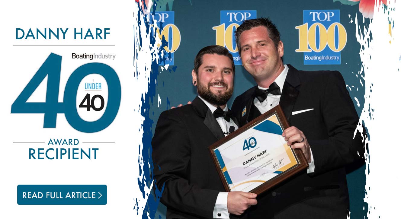 Danny Harf 40 under 40 article